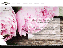 Tablet Screenshot of fleuriste-rouen.com
